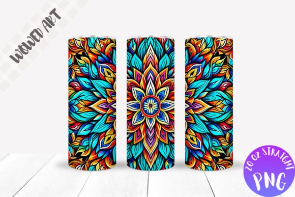 Flower 20oz Skinny Tumbler Wrap