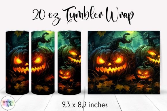 Halloween Pumpkins Tumbler Sublimation