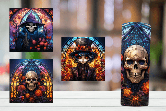 Halloween Skinny Tumbler Sublimation