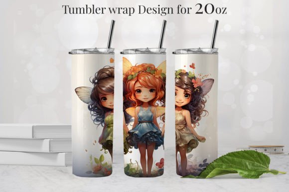 Mermaid Tumbler Design for 20oz, PNG 5