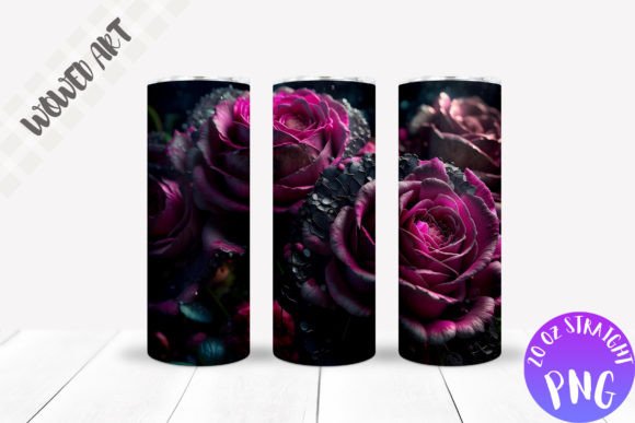 Pink Rose Tumbler Wrap
