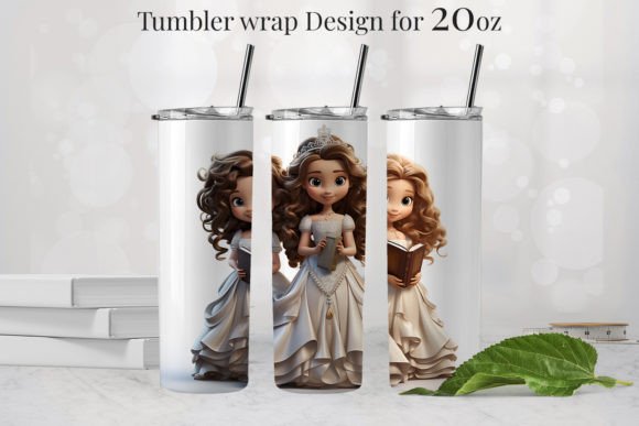 Princess Tumbler Design 9