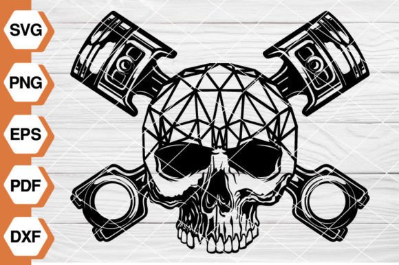 Skull Mechanic SVG EP127
